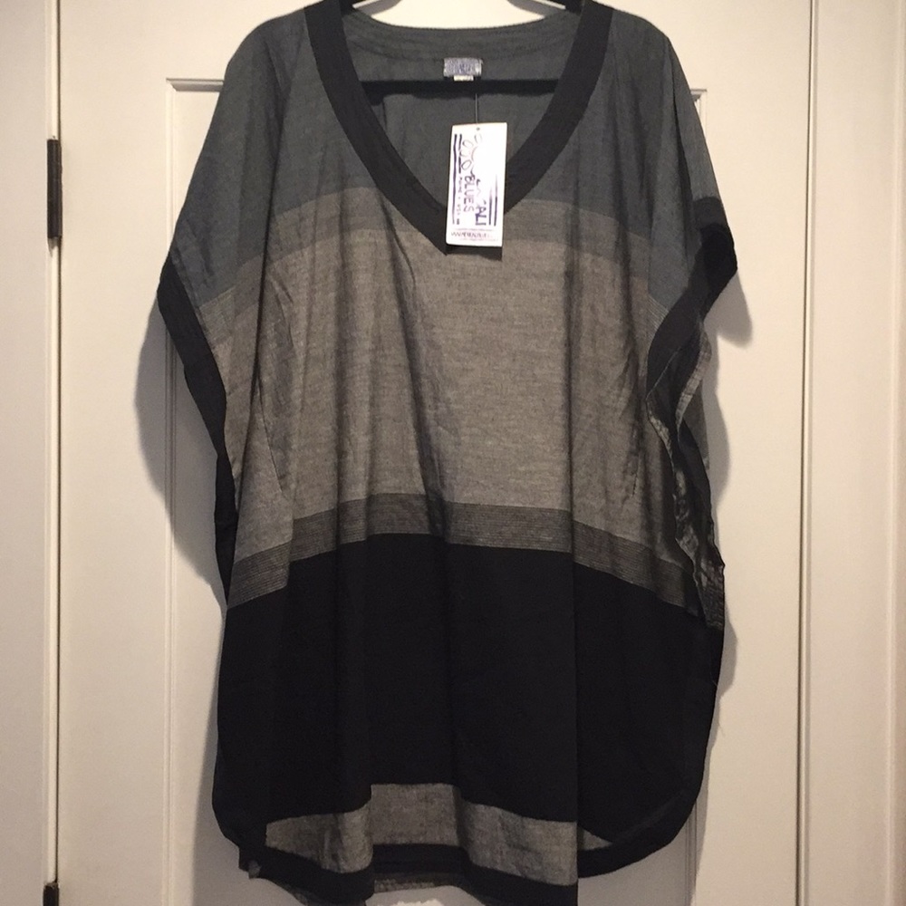 Mexicali Blues retro v-neck poncho